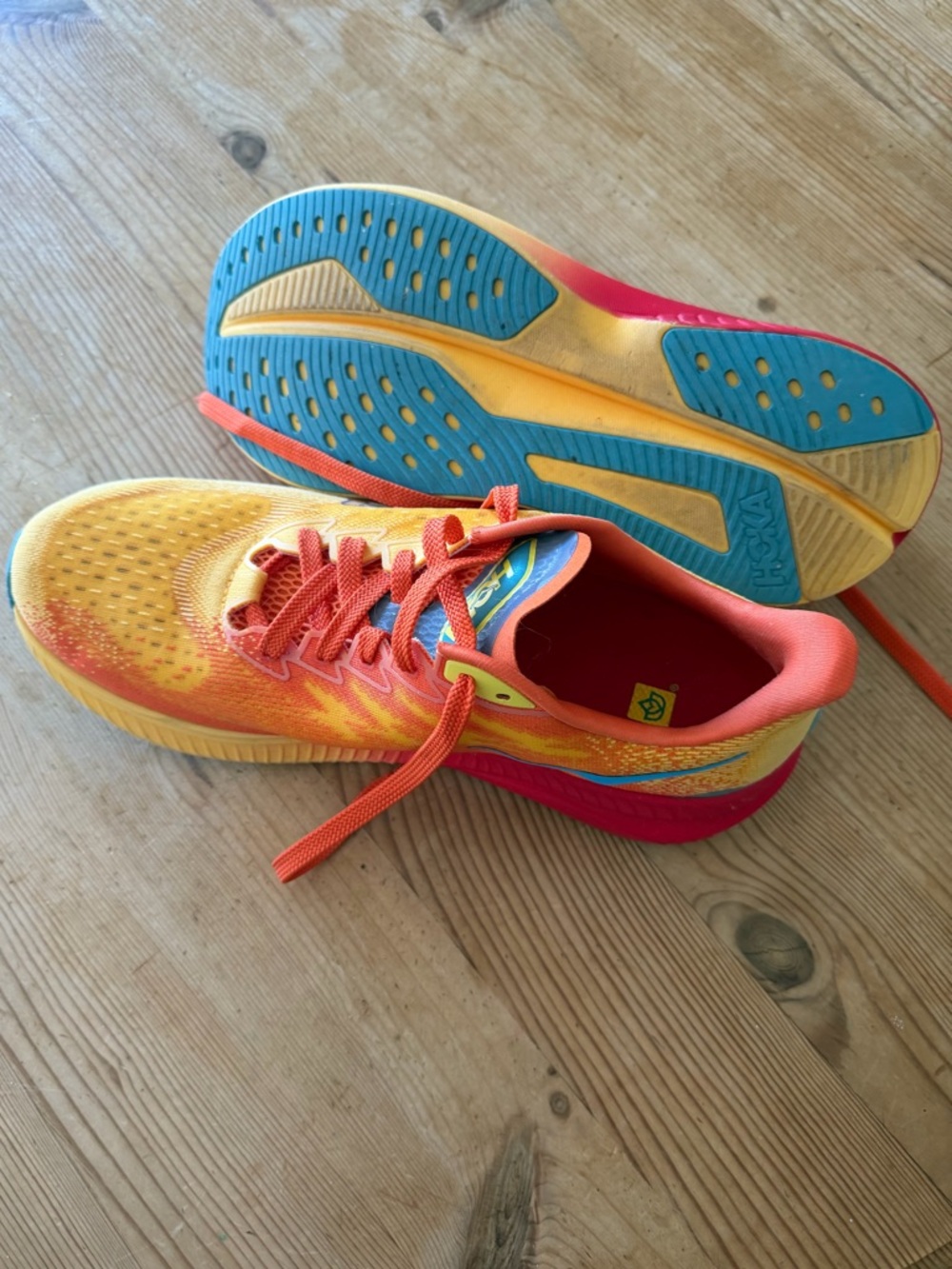 Like new Hoka Mach 5 men’s shoes, size 12EE